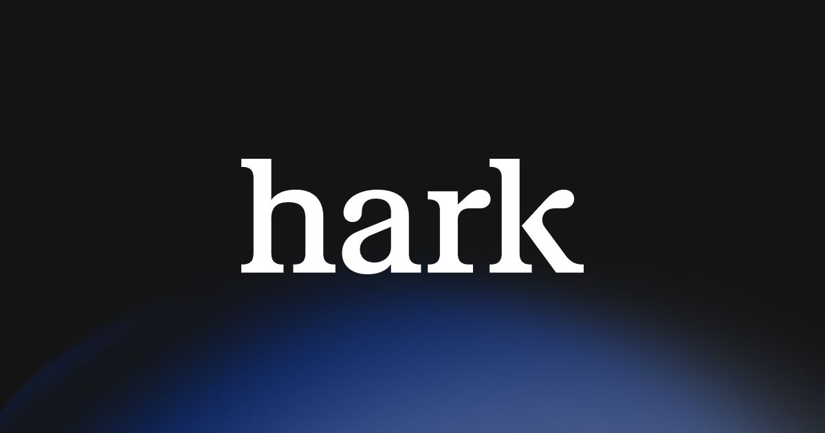 Hark Handoff の発表を伝えるHark公式記事のイメージ画像