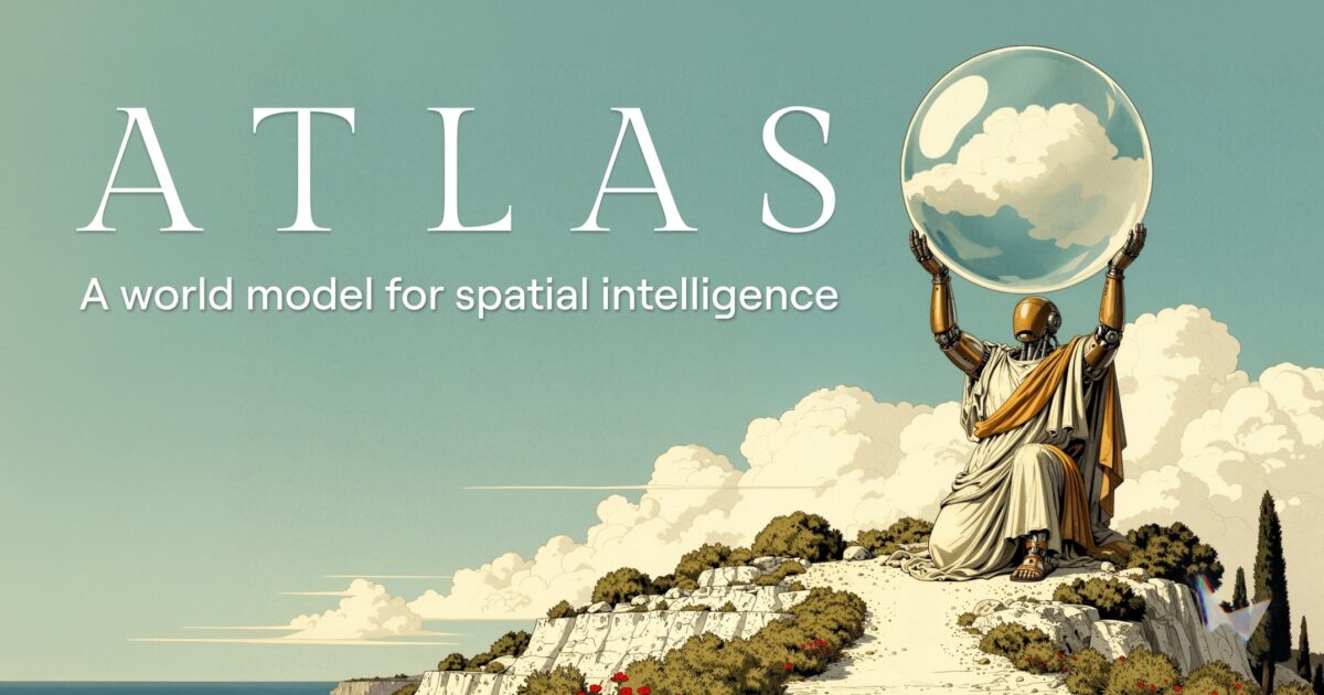 世界モデルAtlasが写真数枚で3D空間を再現 士業が押さえる3論点